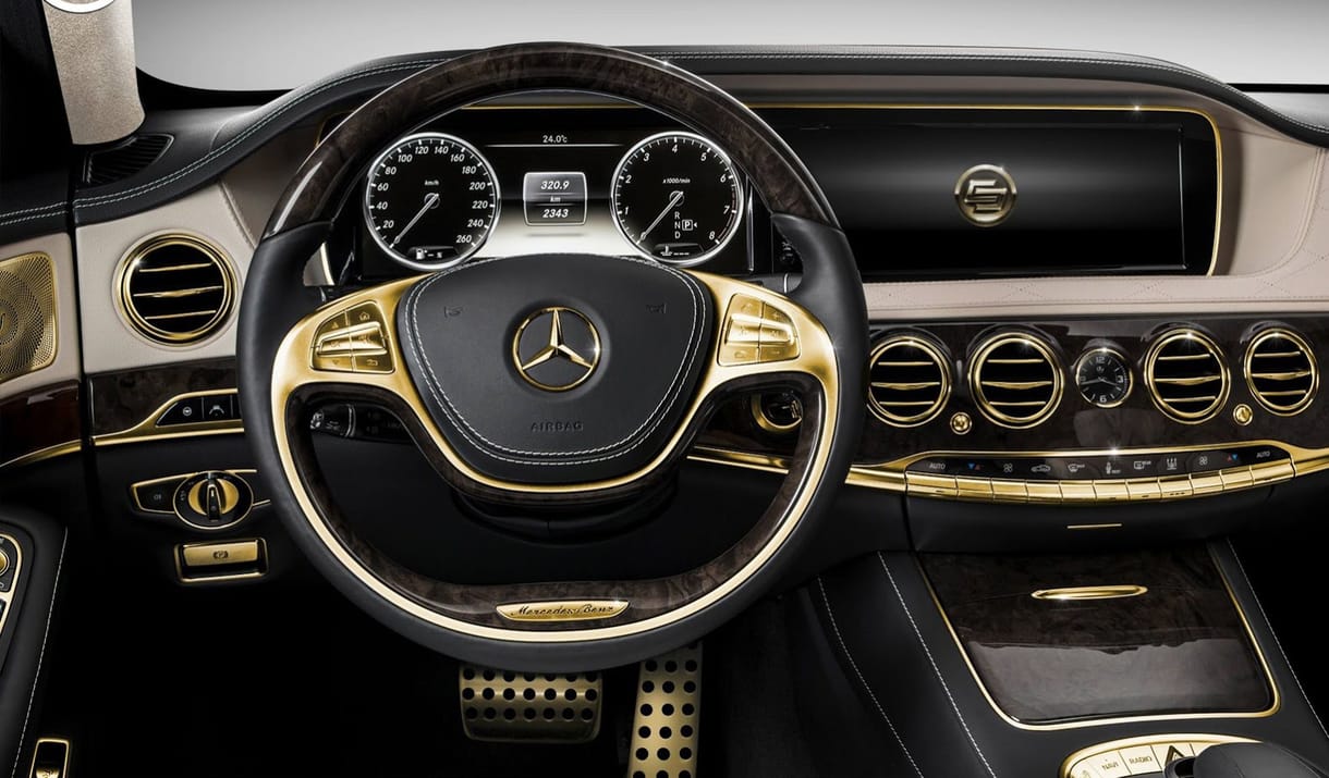 Színarany belsőt terveztek a Mercedes-Benz S-osztályhoz