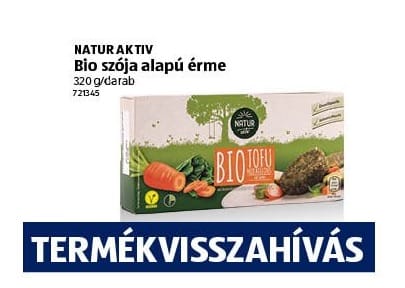 Visszahívja egyik termékét az Aldi egy bacilus jelenléte miatt