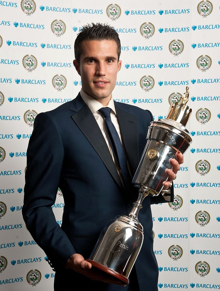 Van Persie az év játékosa Angliában