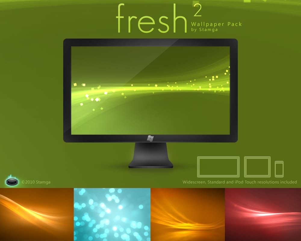 Fresh 2: frissítő háttérképek több méretben