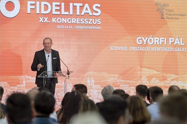 Győrfi Pál volt az idei Fidelitas-kongresszus sztárvendége