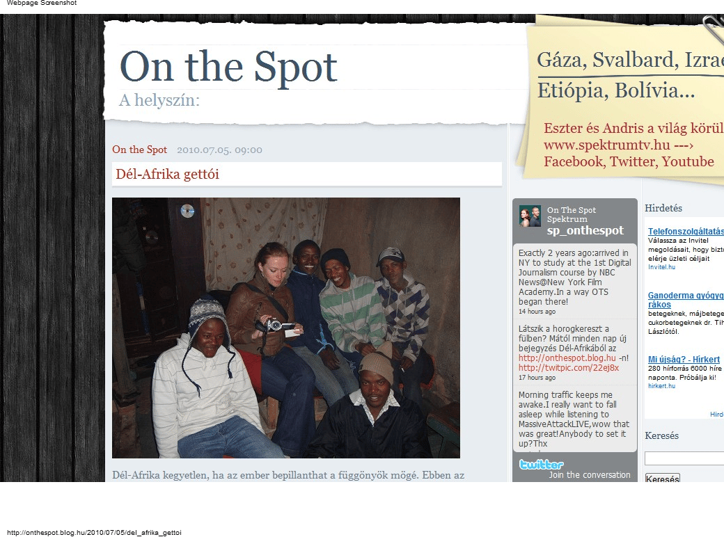 Milyenek a dél-afrikai gettók?