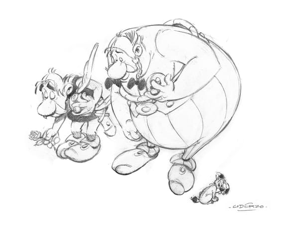 Asterix és Obelix is gyászol