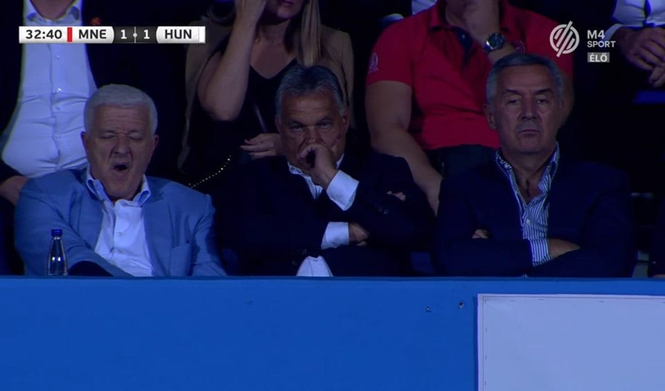 Orbán a montenegrói meccsre is osztrák magángéppel mehetett