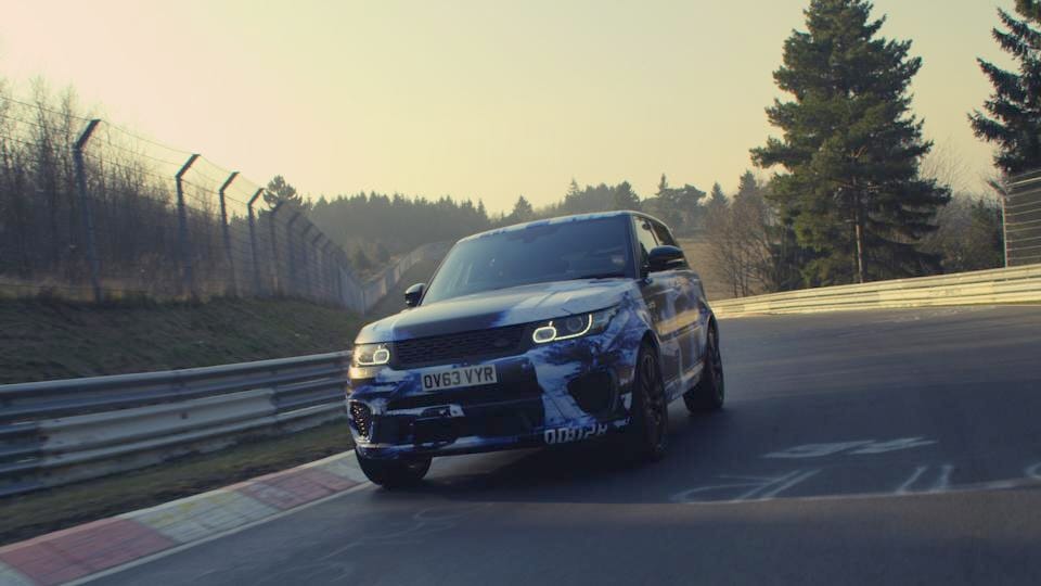 A Range Rover Sport az új rekorder a Nürburgringen