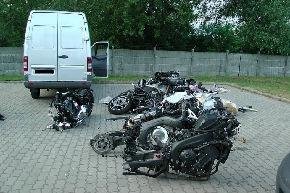 Fotó: így még biztosan nem látott lopott motorokat