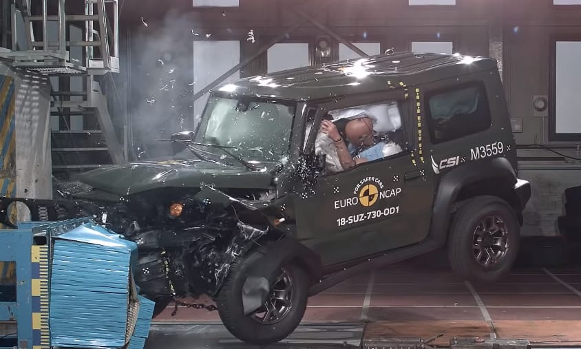 Az új Suzuki nem szerepelt túl jól a törésteszten