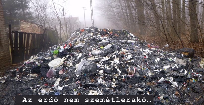 100 tonna illegális szemetet szednek össze a Zselici erdőben – videó