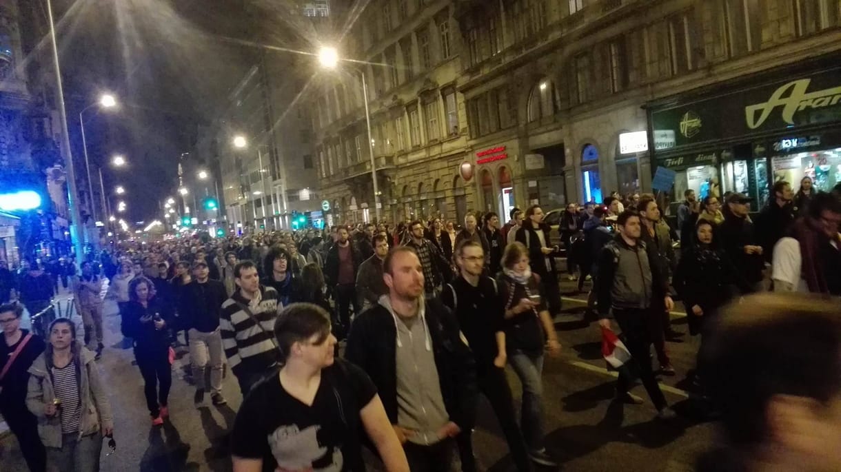 A rendőrség szerint véget értek a demonstrációk