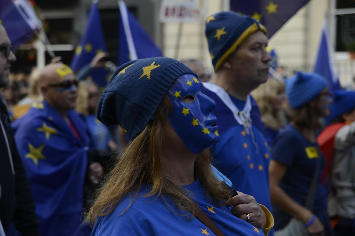 Írek demonstráltak a Brexit ellen