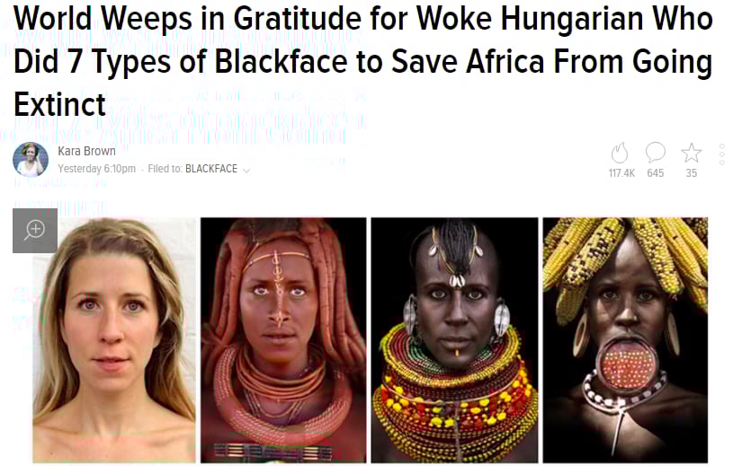 Durván földbe döngölik a neten a magyar nőt, aki afrikaivá photoshopolta magát