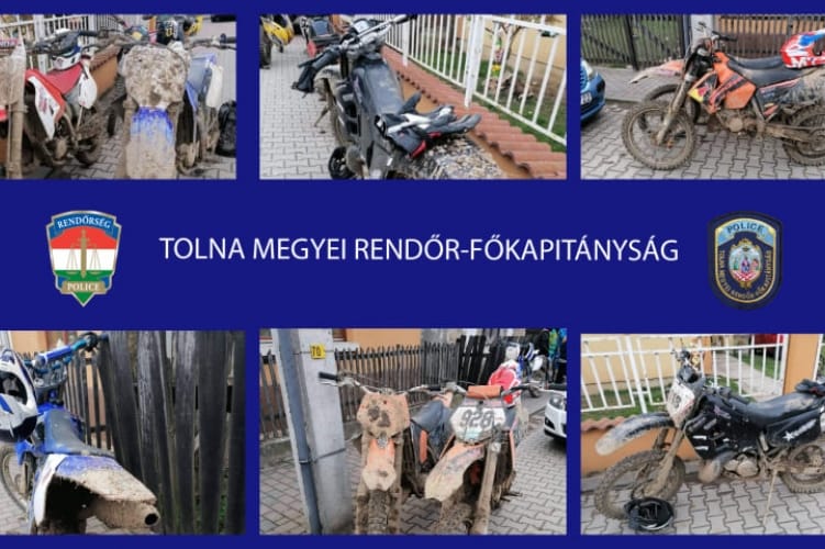 A rendőrségen ért véget az erdei kaland a 13 éves motorosnak és csapatának