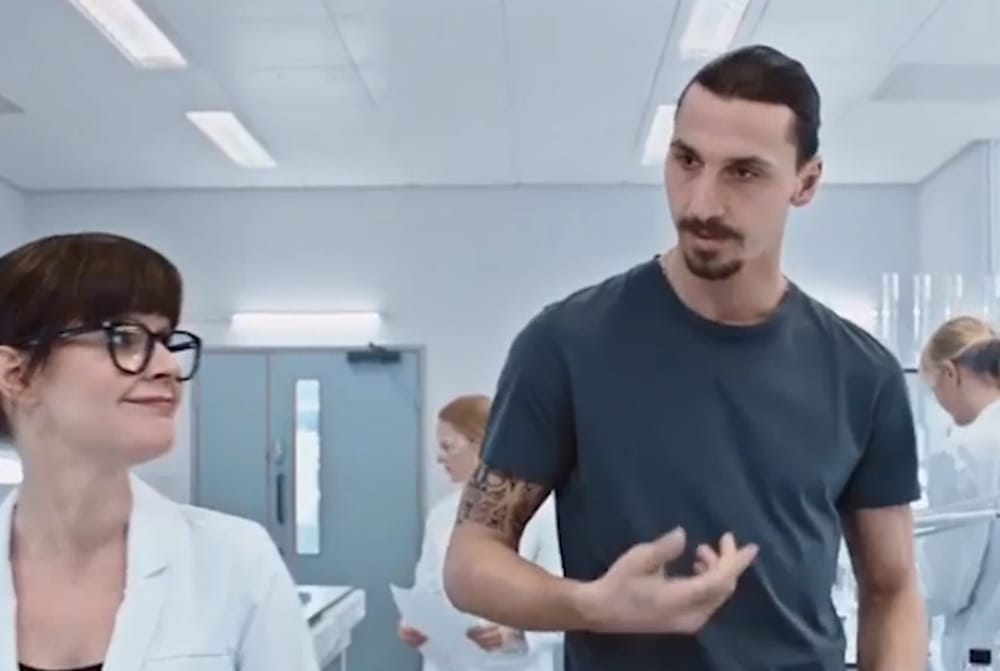 Most saját vállalkozásának reklámjában szerepel Ibrahimovic