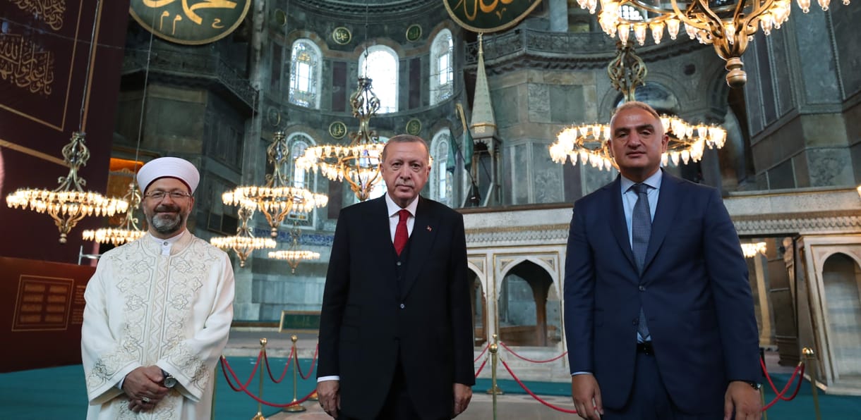 Pénteken már nagymecsetként nyílik meg a Hagia Sophia