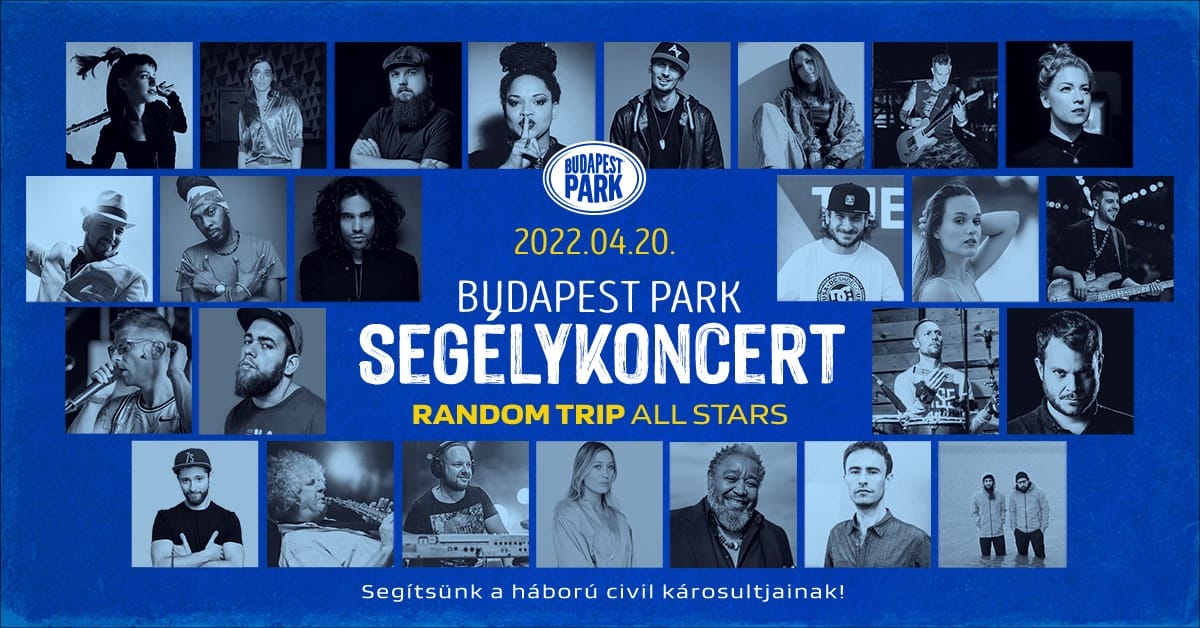 Segélykoncertet szervez a háború civil áldozatainak támogatására a Budapest Park