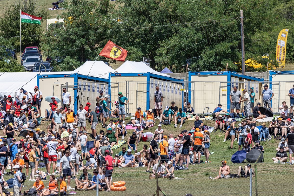 Még mindig nagyon retró a Hungaroring, de küszöbön a változás