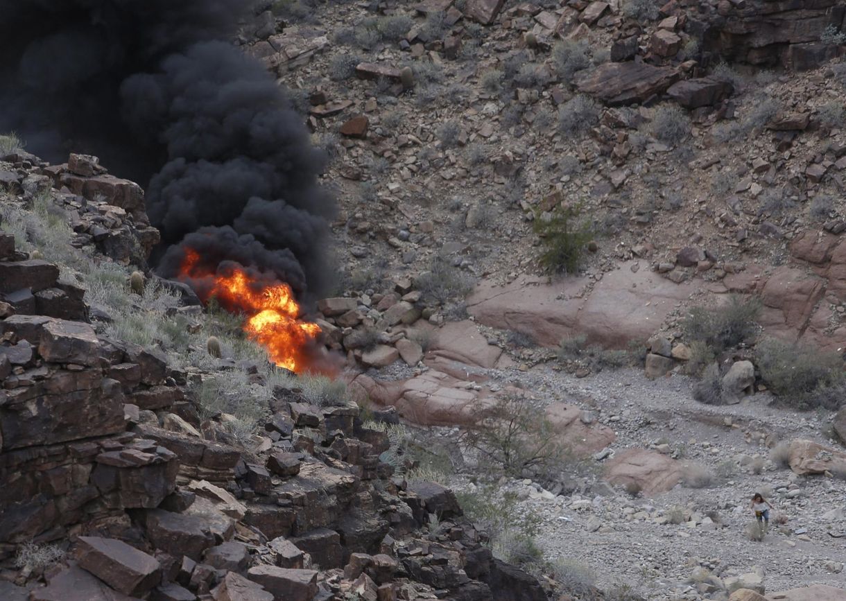 Brit turisták utaztak a Grand Canyonba zuhant helikopteren