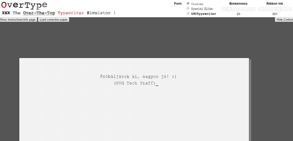 Ha már unja a Wordöt: úgy is gépelhet a számítógépén, mintha régi írógép lenne