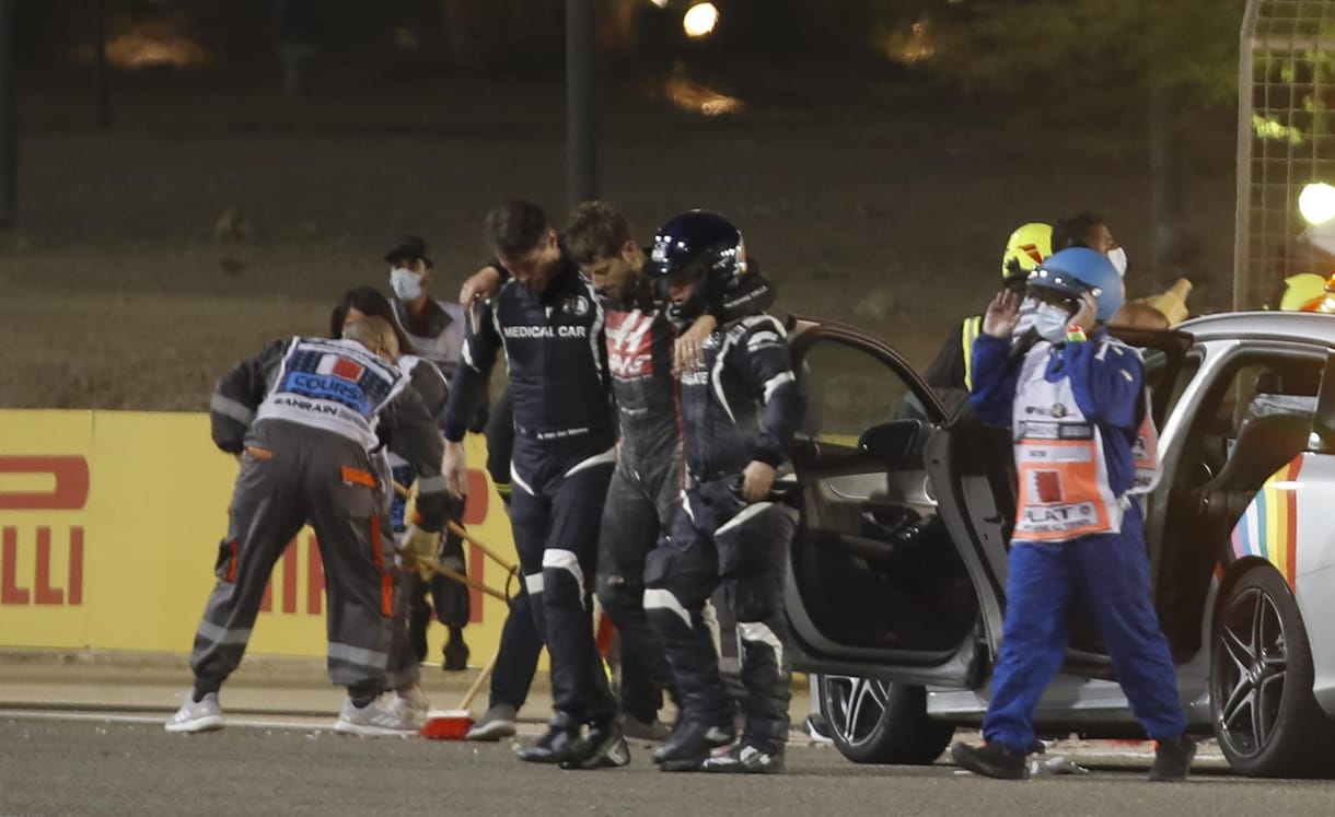 Romain Grosjean a balesetéről: Láttam jönni a halált