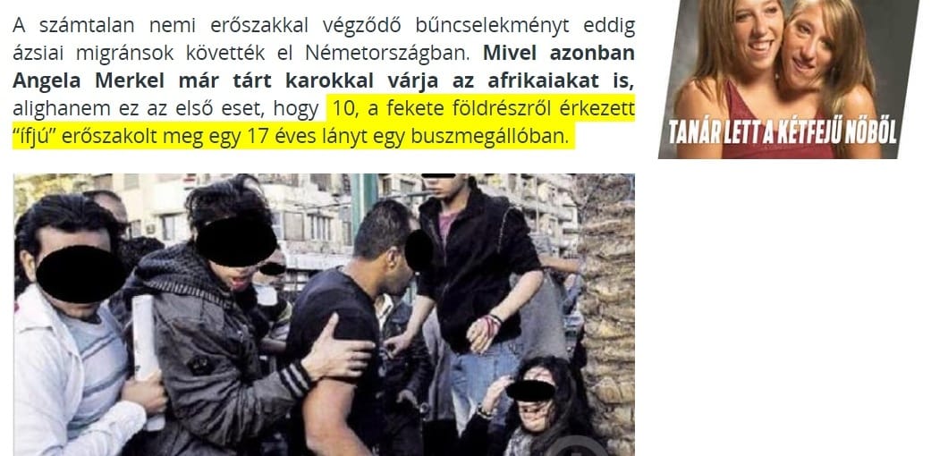 Így tesz erőszakot egy rendőrségi híren a Ripost