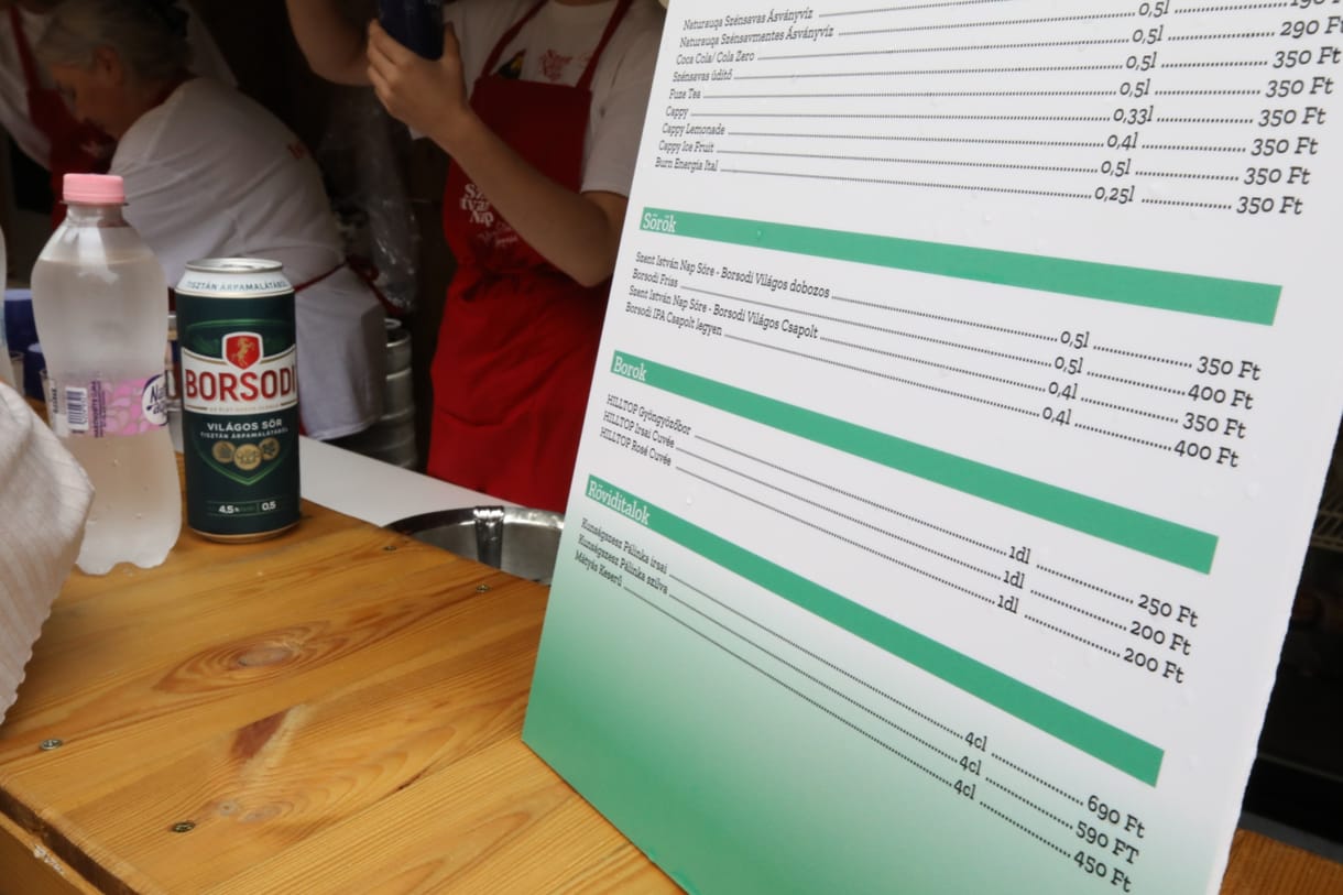 Olcsóbb lesz a csapolt sör, mint a szóda a Szent István-napi rendezvényeken