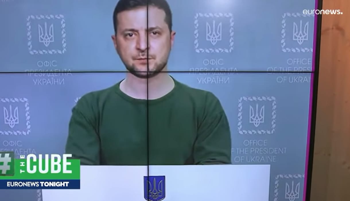 Deepfake-videó terjed az ukrán elnökről, azt próbálják elhitetni vele, hogy Ukrajna megadta magát