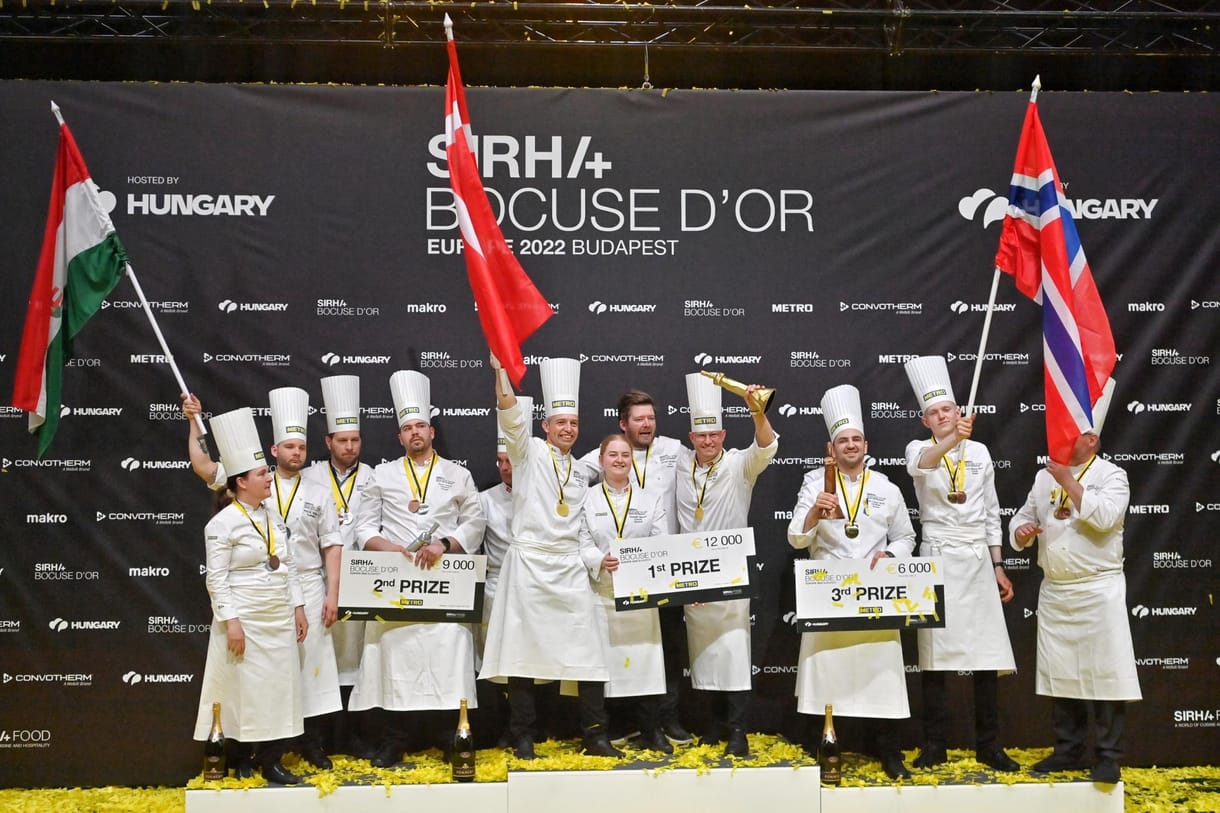 Második lett a magyar csapat a Bocuse d’Or európai döntőjén