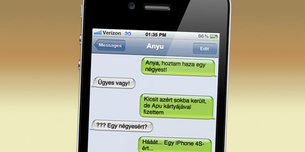 Hamisítsunk képernyőképet iPhone-os csevegésekről