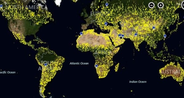 Bing Maps - további 129 terabájt adat