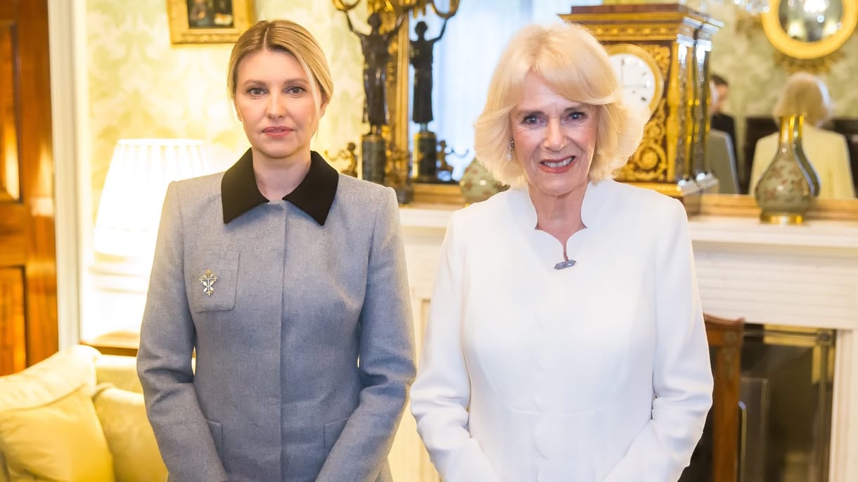 Kamilla királynével találkozott Volodimir Zelenszkij felesége