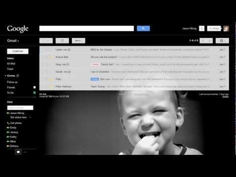 Így állíthat be saját fényképet a Gmail hátterének