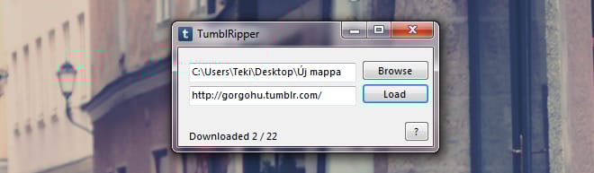 Minden kép letöltése egy Tumblr oldalról, egy kattintással!