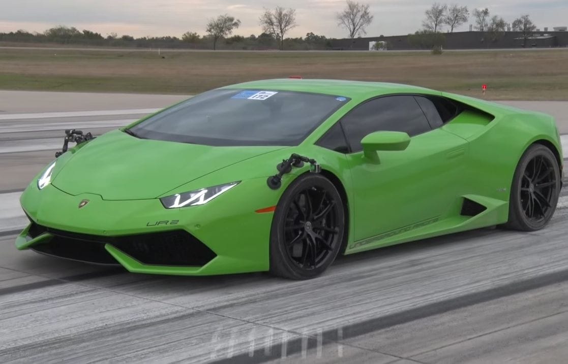 Egy szempillantás alatt döntött rekordot a durván felturbózott Lamborghini Huracan - videó