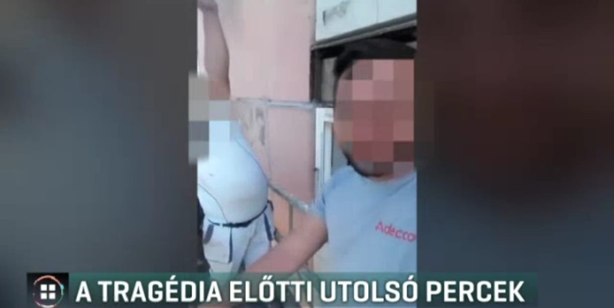 Videón viccelődtek, mielőtt a mélybe zuhantak az ELTE kollégiumánál szörnyethalt munkások