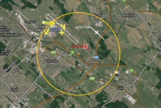Itt nézheti meg, mik repkednek éppen Budapest felett