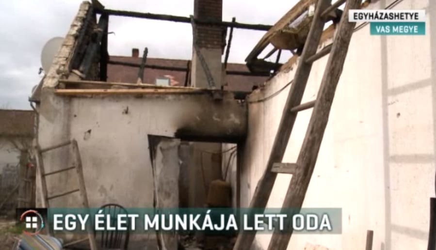 Kazánrobbanás: odaveszett egy élet munkája Egyházashetyén