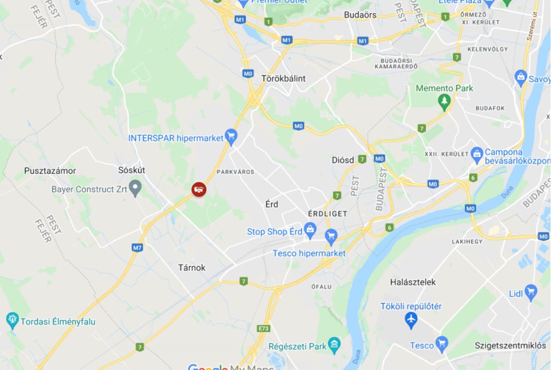 Baleset miatt nagy torlódás van Érdnél az M7-esen