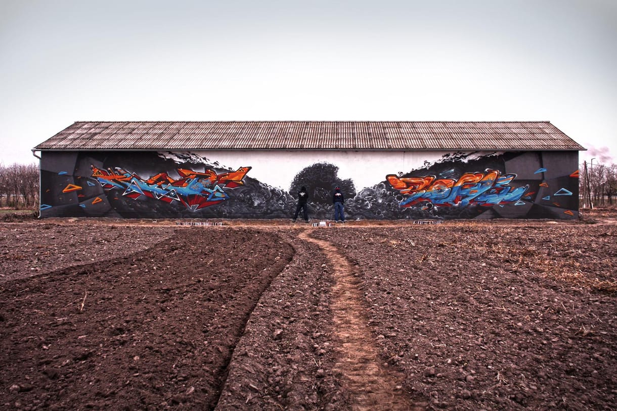 Budapest street art: 40 méteres óriás graffiti hazánk fiaitól