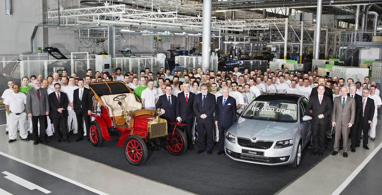 Elkészült a Skoda történetének tizenötmilliomodik autója