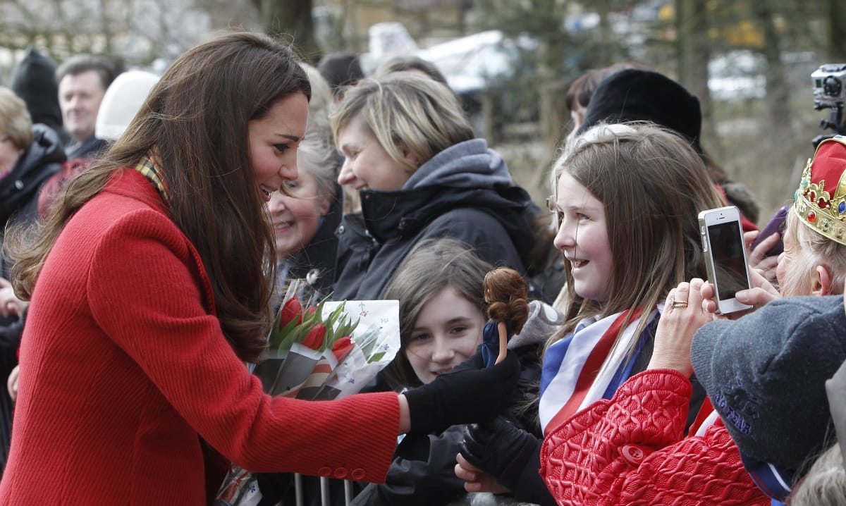 Fotó: Kate Middleton megdöbbent, amikor meglátta saját magát