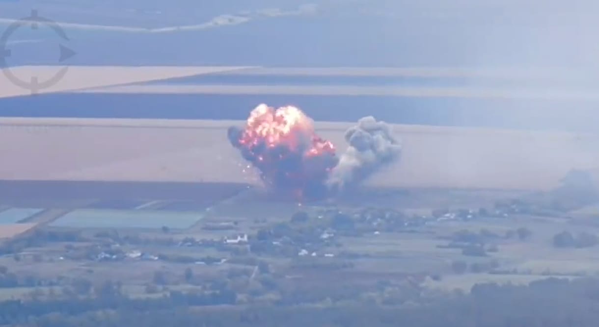 Videón, ahogy két orosz vadászgépet kilőnek az ukránok