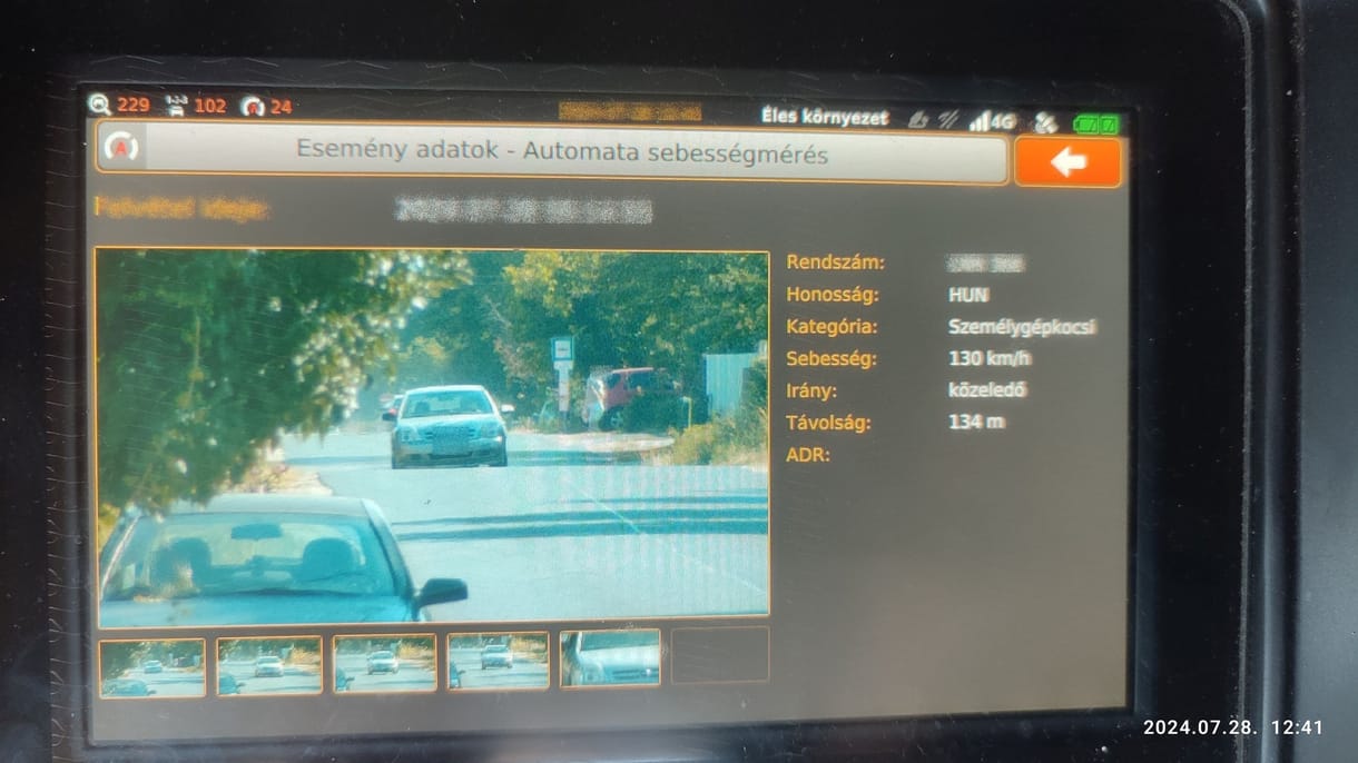 Közel 400 ezer forintot ért egy autós száguldása Pilisen