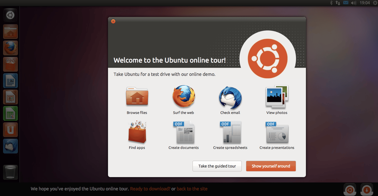 Ismerkedjünk az új Ubuntu felületével a letöltés előtt