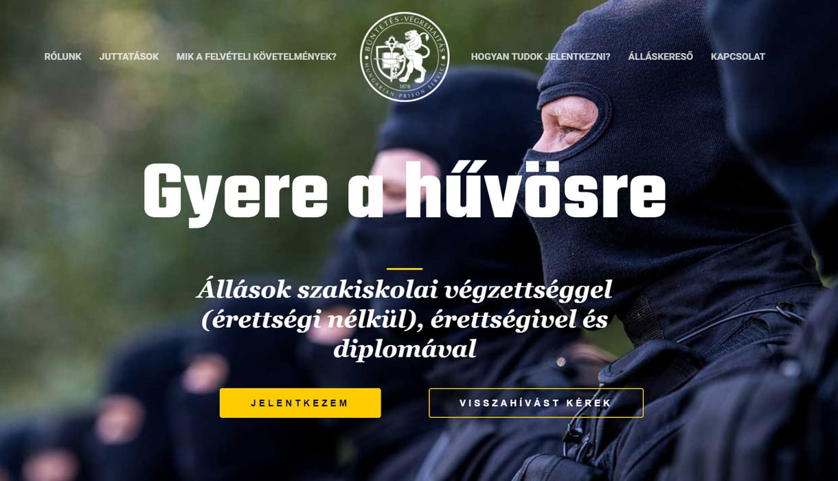 Támadás érte a büntetés-végrehajtás toborzó oldalát, adathalász oldalt csináltak belőle