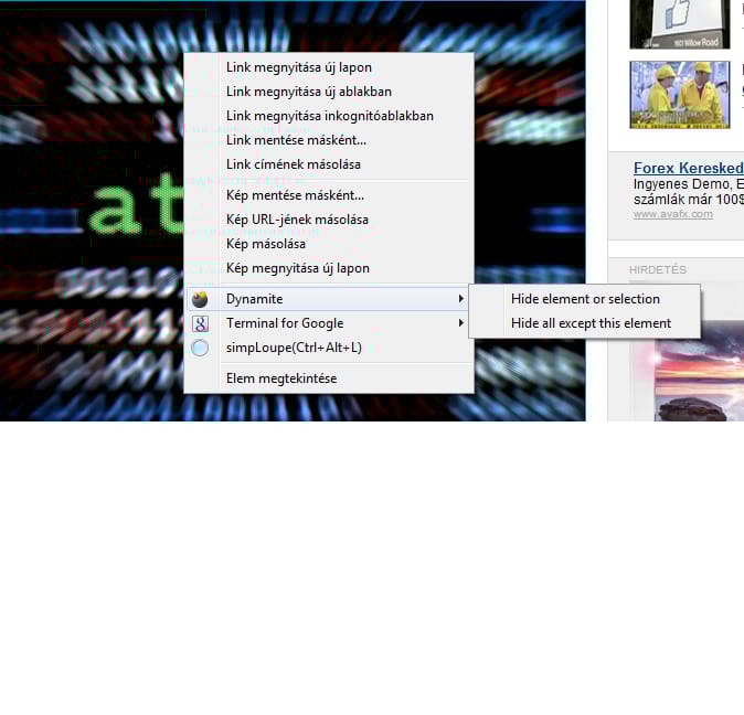 Így takartathatja ki egy weboldal felesleges részleteit