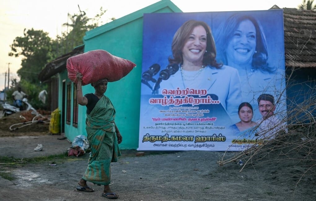 Kamala Harris győzelméért imádkozik egy egész falu Indiában
