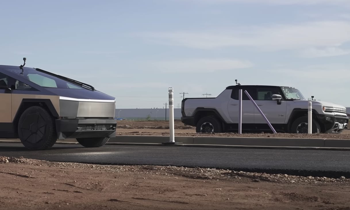 Így alázza meg az új platós Tesla az 1000+ lóerős elektromos Hummert – videó