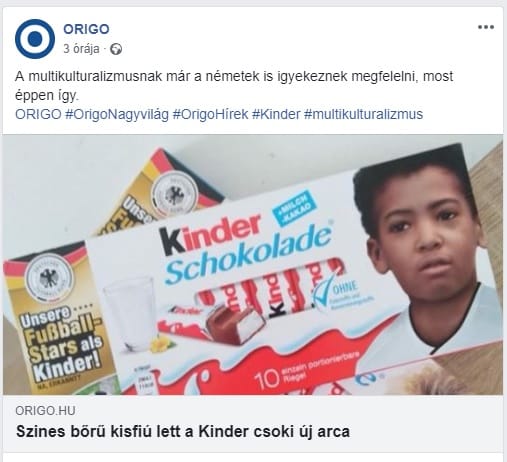 Az Origo felháborodott, hogy Boateng már gyerekkorában is fekete volt