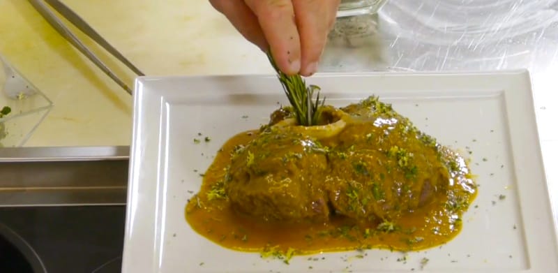 Ossobuco zenei aláfestéssel - recept