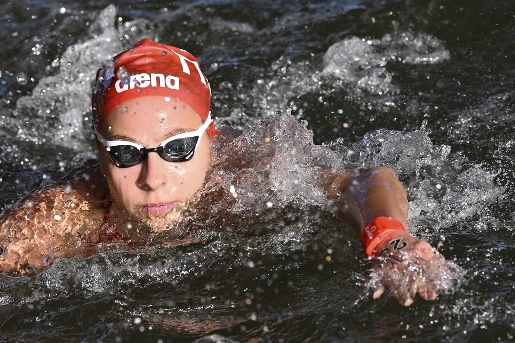Fábián Bettina olimpiai ötödik nyíltvízi úszásban